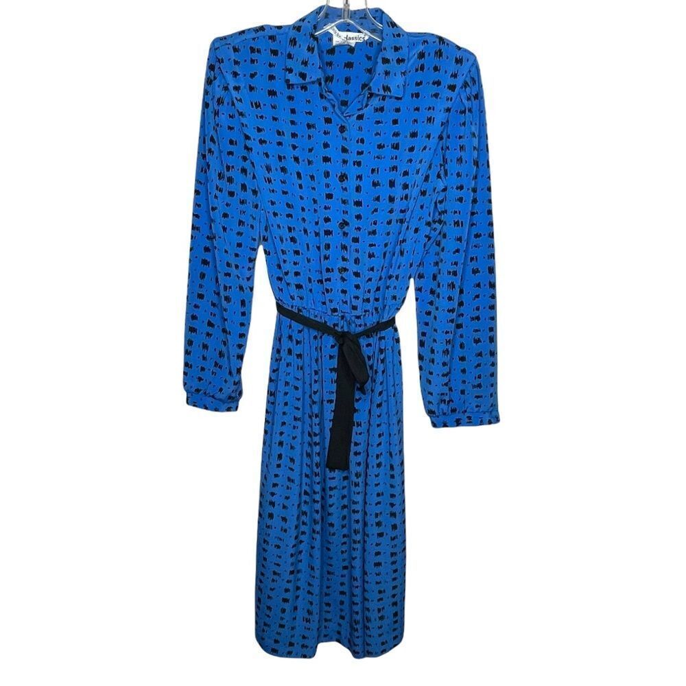 Vintage Kenny Classics Blue Dress